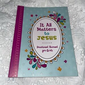 It all matters to Jesus Devotional Journal for girls